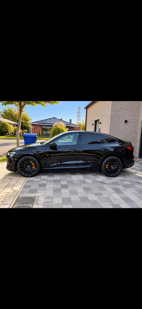 Audi Q8 Etron Sportback 55 / btw aftrekbaar/ Garantie, Autos, Cuir, Achat, Euro 6, Noir