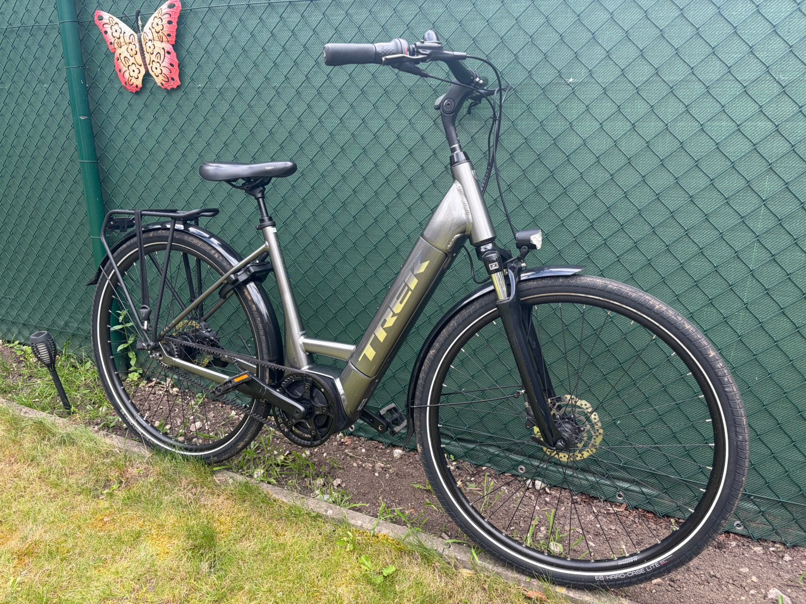 E-bike Trek District +7 met Riemaandijving – Bosch motor!, Fietsen en Brommers, Overige merken, Ophalen of Verzenden, Zo goed als nieuw