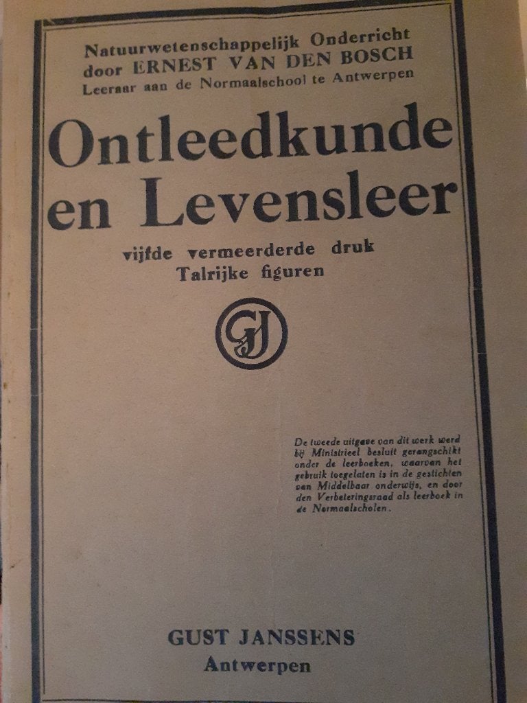 Antiek boek ontleedkunde en levensleer, Antiek en Kunst, Ophalen of Verzenden
