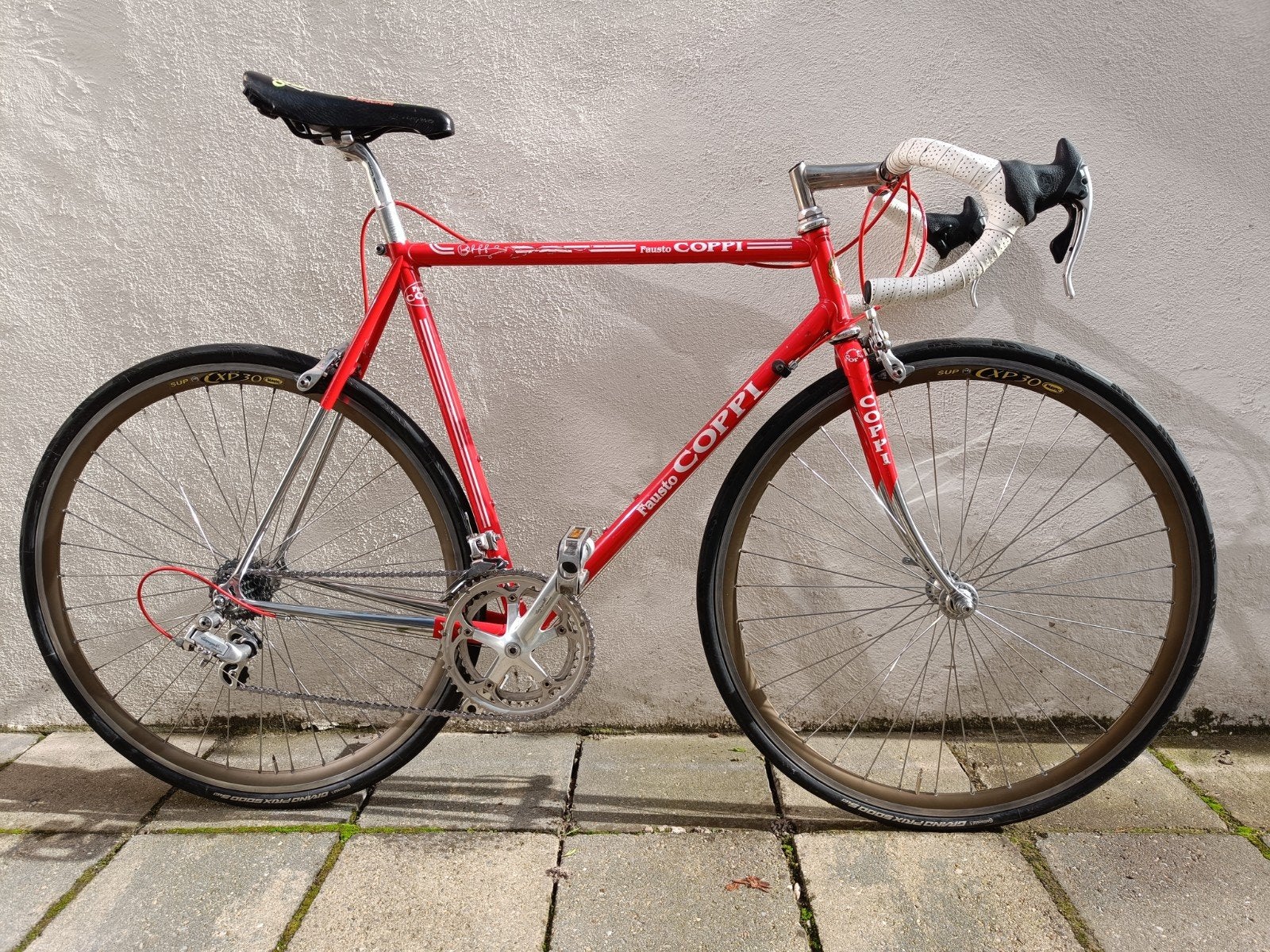 Fausto Coppi stalen racefiets 56cm, 28 inch, Gebruikt, Staal, 15 tot 20 versnellingen