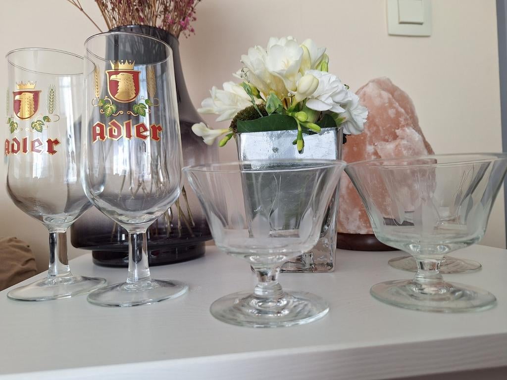 2 Adler glazen voor bier, Ophalen, Bierglas