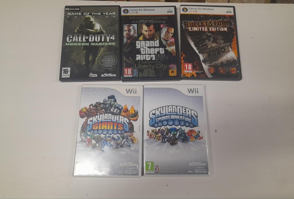 Lot de jeux Ninte do wii et pc, Consoles de jeu & Jeux vidéo, Enlèvement
