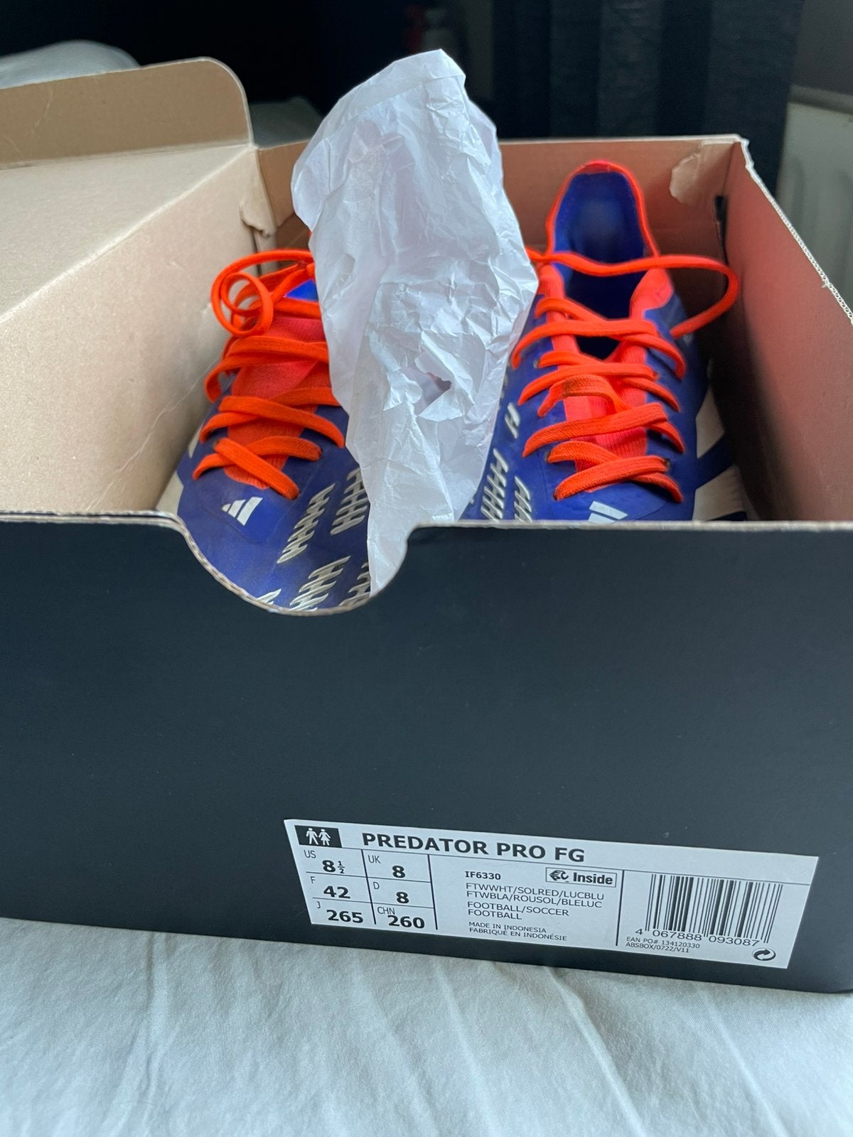 Voetbalschoenen Adidas Predator PRO maat 42, Sport en Fitness, Voetbal, Ophalen of Verzenden, Gebruikt, Schoenen