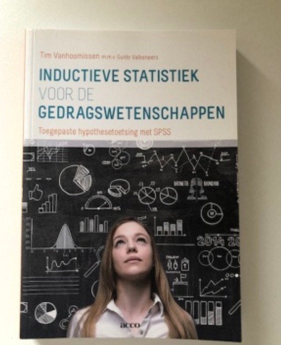 Inductieve statistiek voor de gedragswetenschappen, Enlèvement, Utilisé, Tim Vanhoomissen; Guido Valkeneers