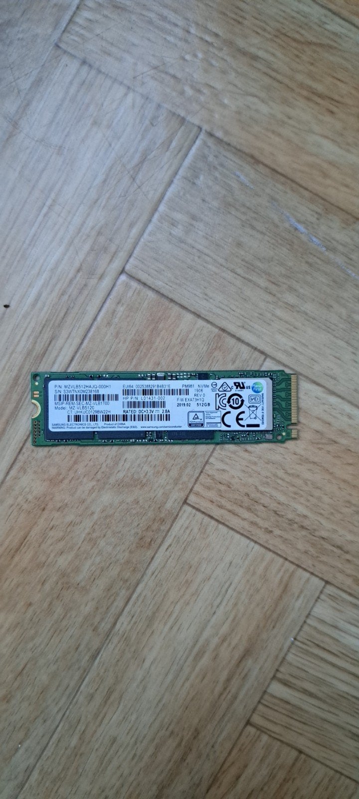 512gb nvme samsung ssd, Ophalen of Verzenden, SSD