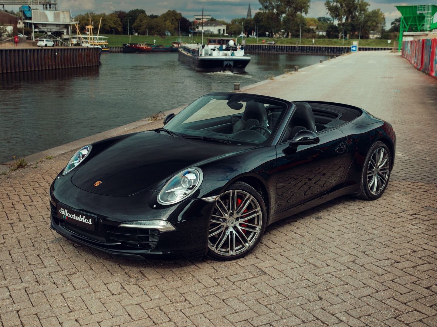 Porsche 991 Cabrio 3.8 Carrera S, Auto's, Automaat, Zwart, Cabriolet, Zwart