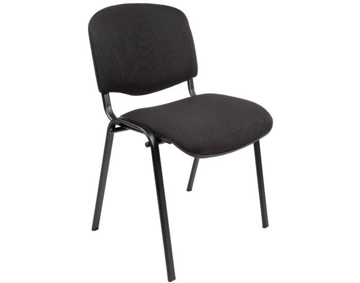 Set van 25 stapelbare stoelen/zaalstoelen/kantoorstoelen, Maison & Meubles, Chaises, Enlèvement, Métal, Noir, Cinq, Six Chaises ou plus