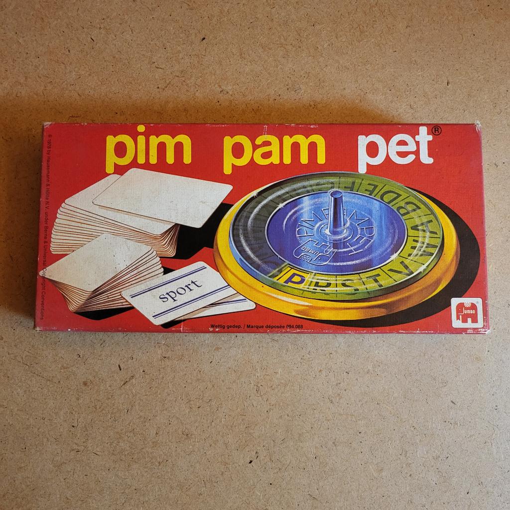 Vintage pim pam pet, Een of twee spelers, Ophalen of Verzenden, Gebruikt