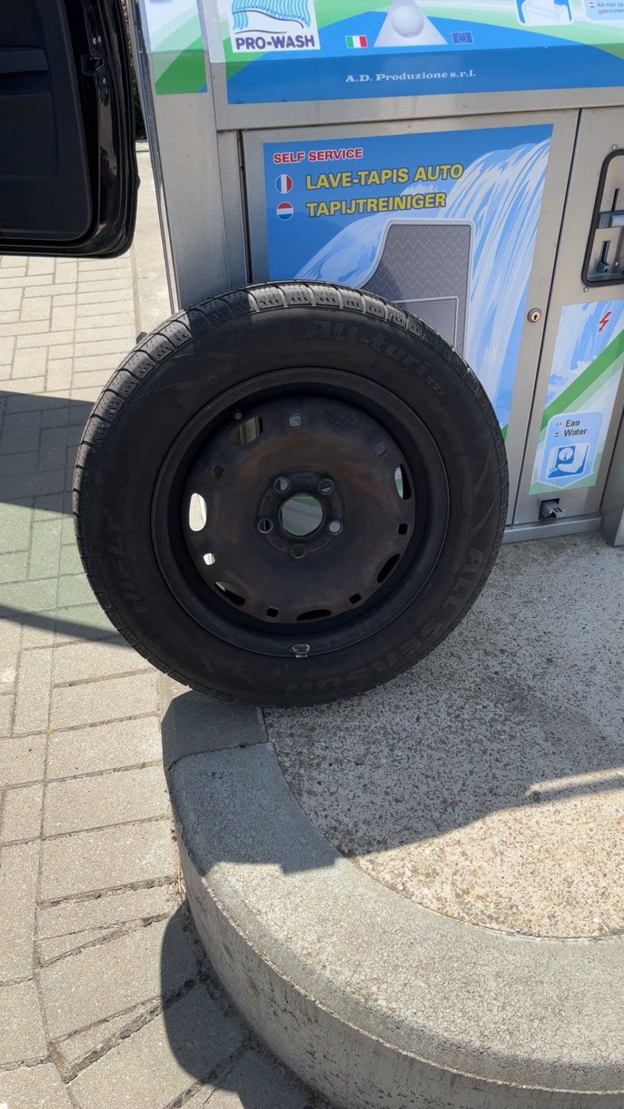 Velg +band, volkswagen fox, Auto diversen, Aanhangwagen-onderdelen, Ophalen of Verzenden, Zo goed als nieuw
