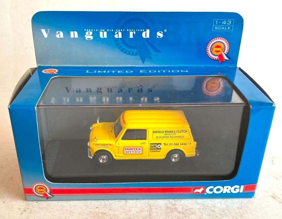 Austin Mini Van Enfield brakes Vanguards VA01421., Hobby en Vrije tijd, Modelauto's | 1:43, Ophalen of Verzenden, Zo goed als nieuw