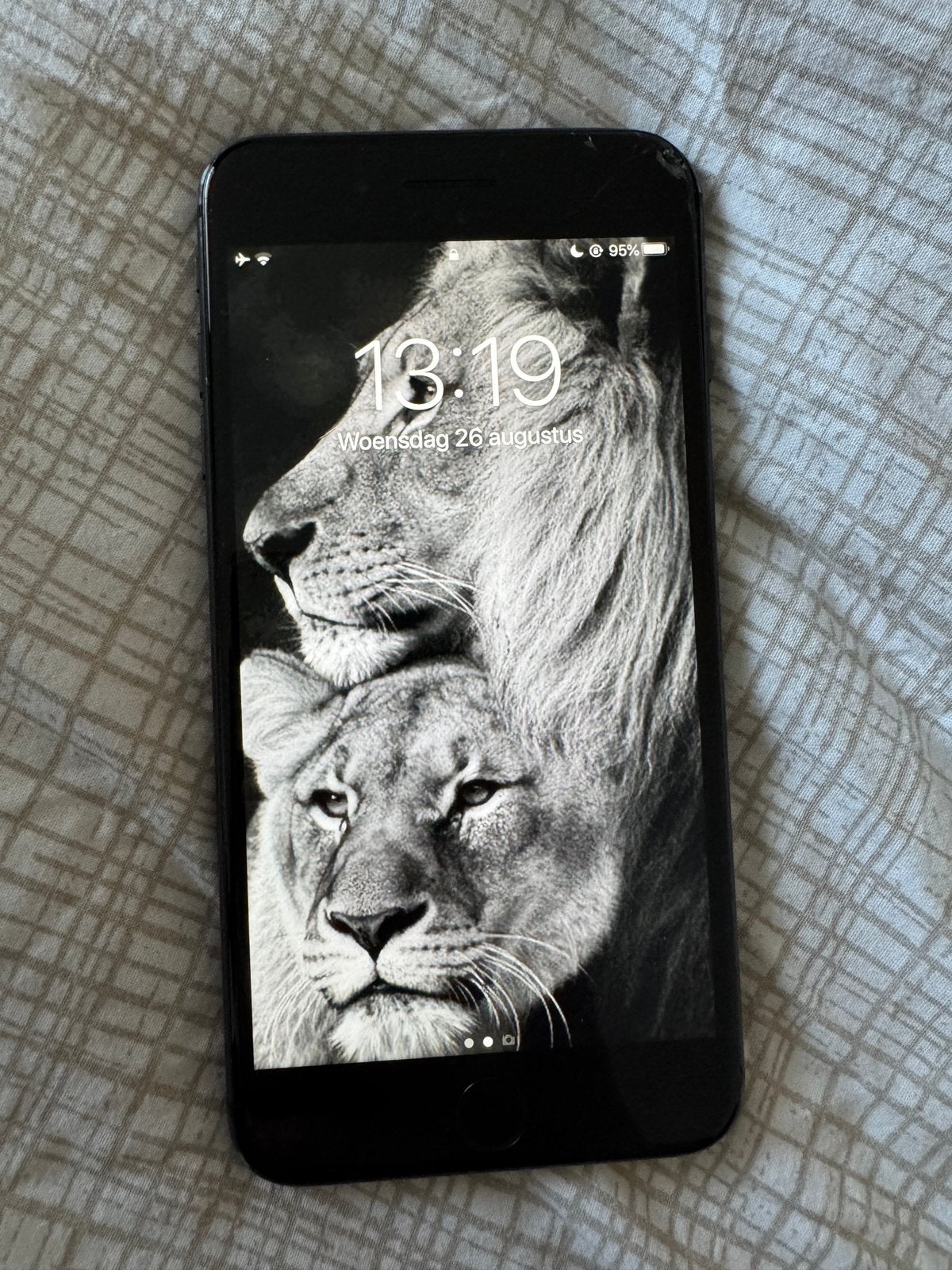 Iphone 8 plus zwart 64 gb - gebruikt met beschadigingen, Télécoms, Téléphonie mobile | Apple iPhone, Utilisé, 64 GB, Sans abonnement