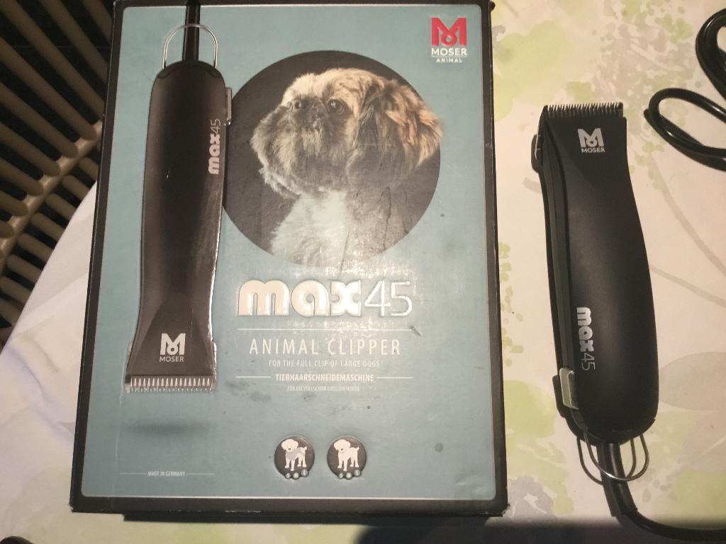 Tondeuse Moser max45 pour chien, Animaux & Accessoires, Accessoires pour chiens, Enlèvement ou Envoi, Comme neuf