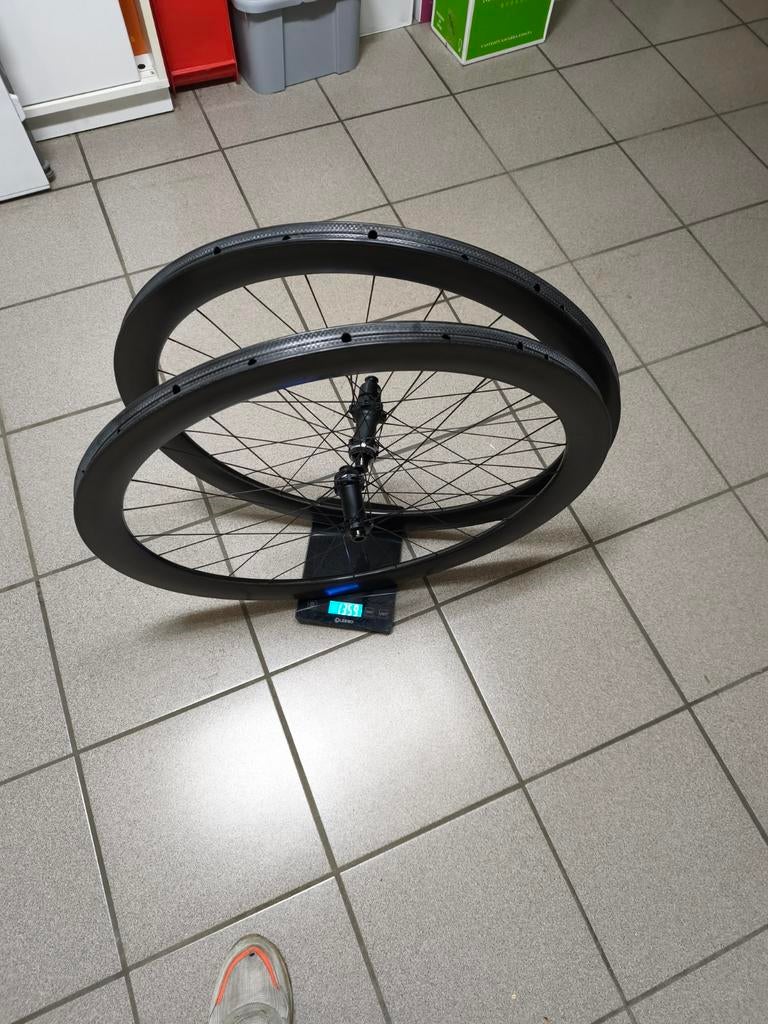 Carbon tube wielen 50mm disc Xdr, Fietsen en Brommers, Ophalen, Carbon