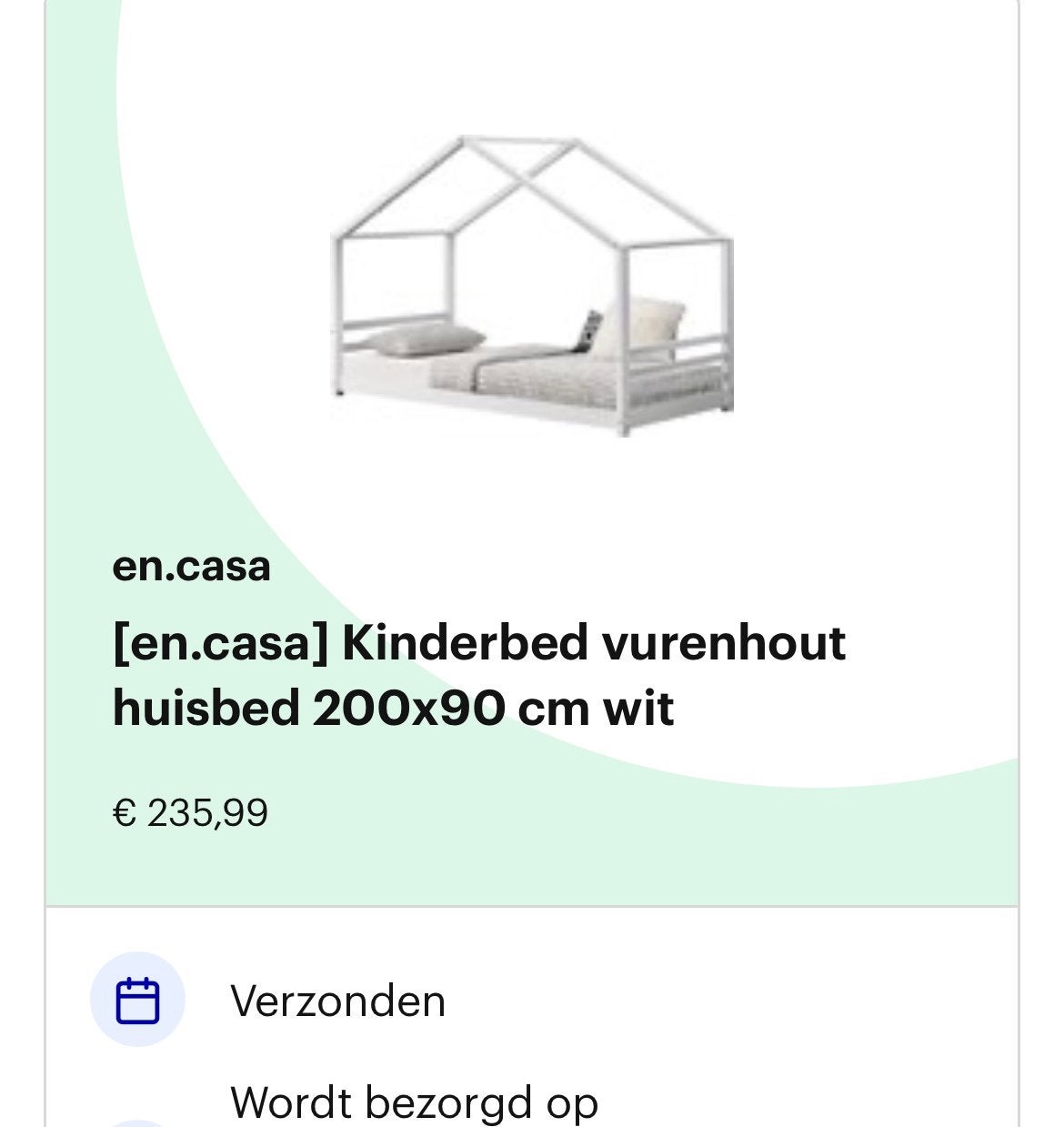 Huisbed, Ophalen, Gebruikt, Lattenbodem
