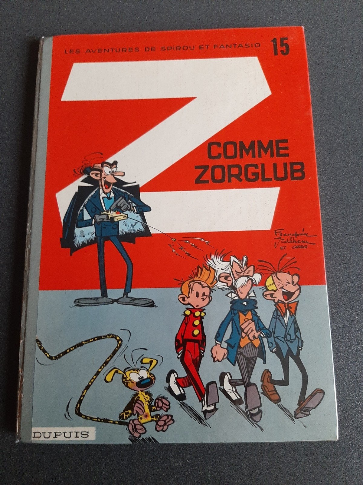 Spirou 15 : Z comme Zorglub EO 1961, Enlèvement ou Envoi