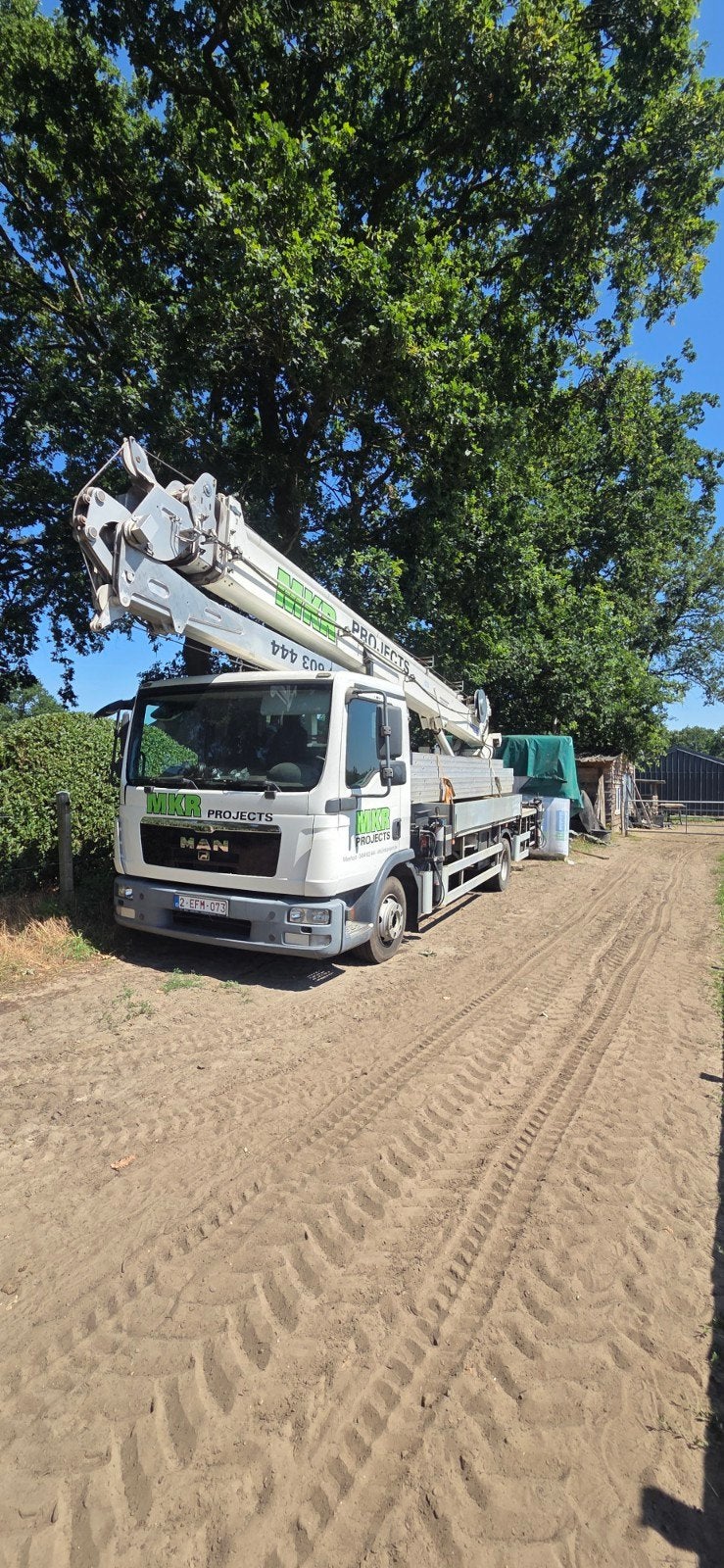 Kraanwagen bocker, Auto's, Vrachtwagens, Particulier, MAN, Ophalen
