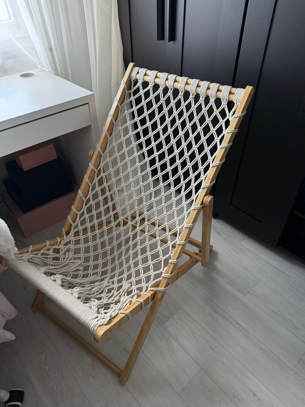 Fauteuil inclinable pliant bohème, Enlèvement ou Envoi, Comme neuf, Pliant