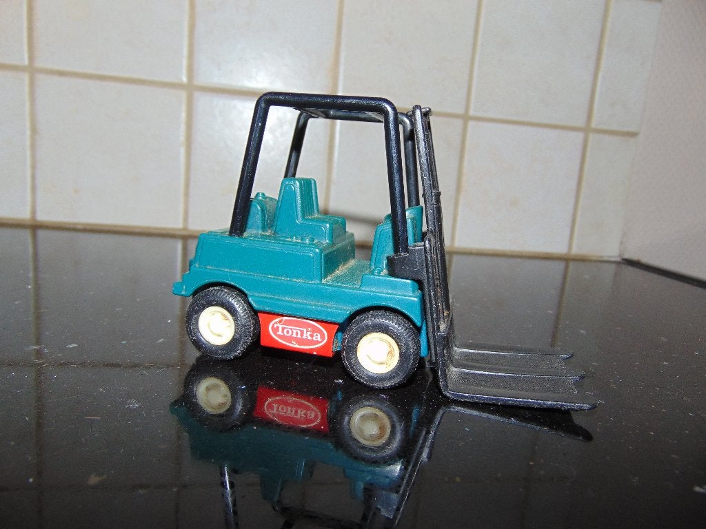 Tonka heftruck 13 cm, Ophalen of Verzenden, Gebruikt
