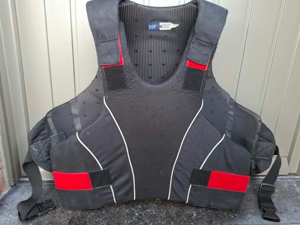 veiligheidsvest - paardrijden - voor volwassenen, Dieren en Toebehoren, Ophalen, Zwart, Dames, XL