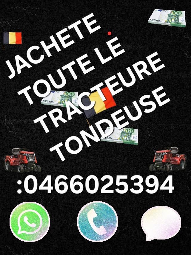 J'ACHETE TOUT LE TYPE DES TRACTEURE TONDEUSE DANS TOUT REGIO, Jardin & Terrasse, Tondeuses autoportées