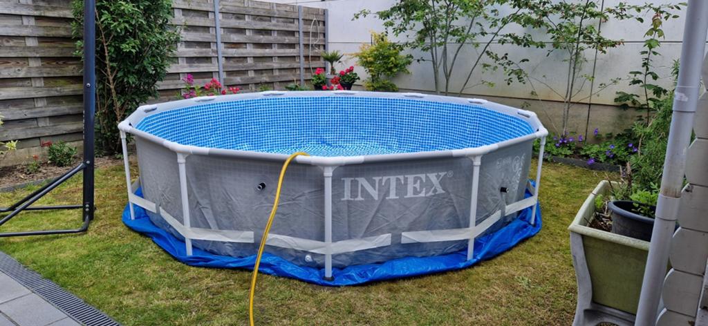 Intex zwembad 3.66x76cm + pomp, Ophalen