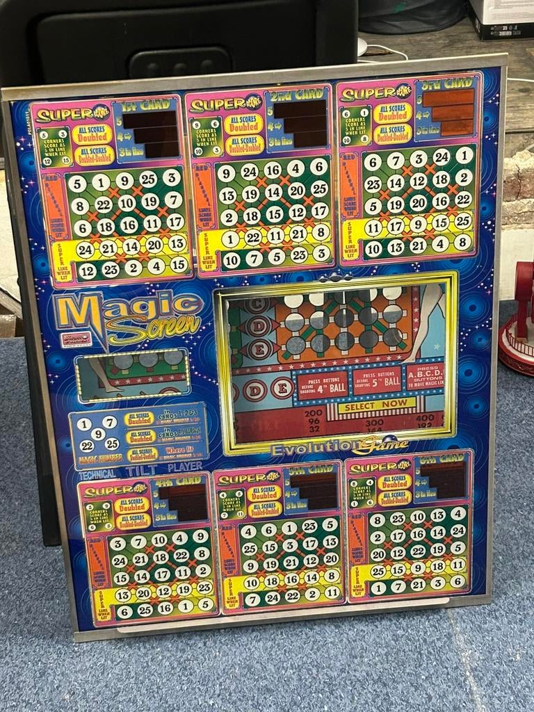 Vitre bingo, Ophalen, Zo goed als nieuw