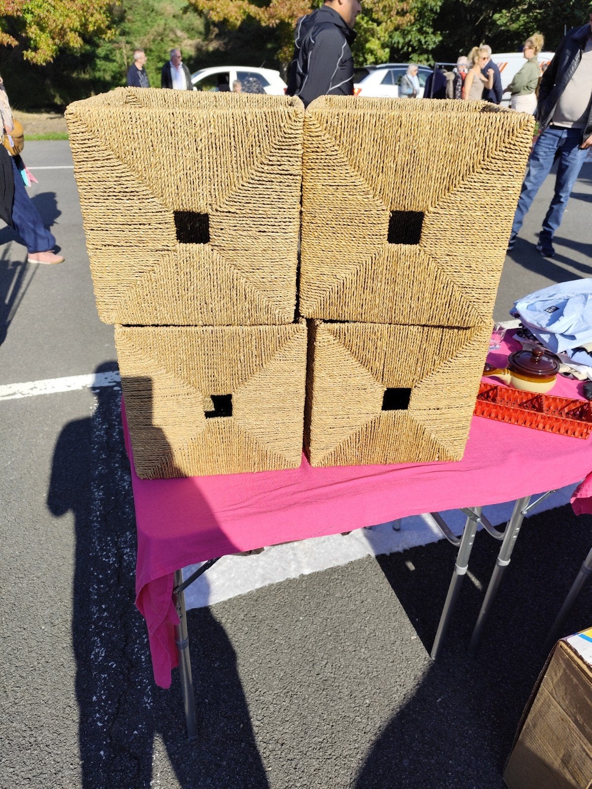 kratten Ikea kast, Ophalen
