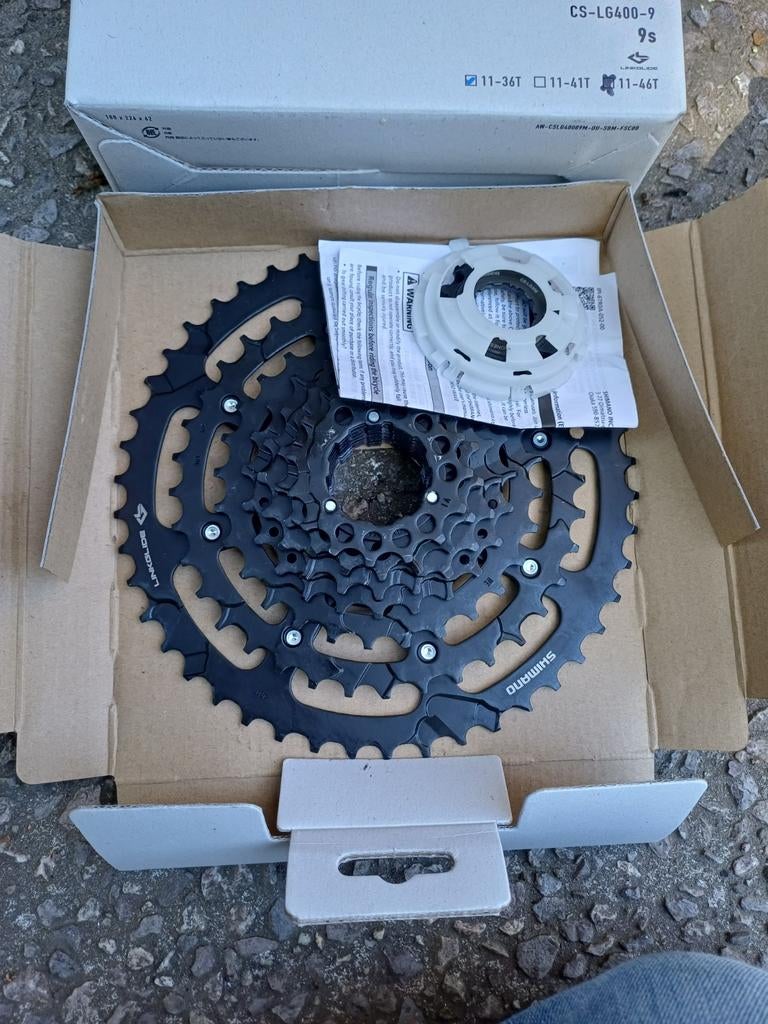 Nieuwe Shimano Cues 9-speed Linkglide 11-46t, cassette., Fietsen en Brommers, Fietsonderdelen, Ophalen of Verzenden, Racefiets