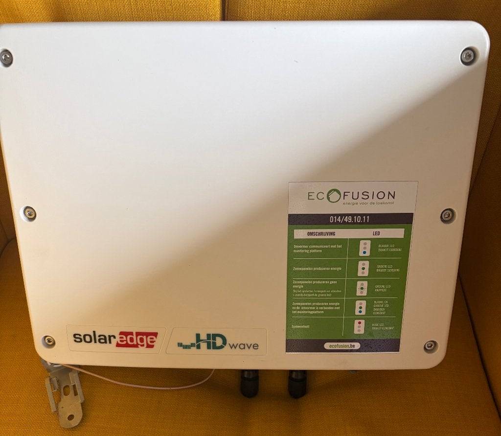 OMVORMER SOLAR EDGE, Ophalen, Gebruikt