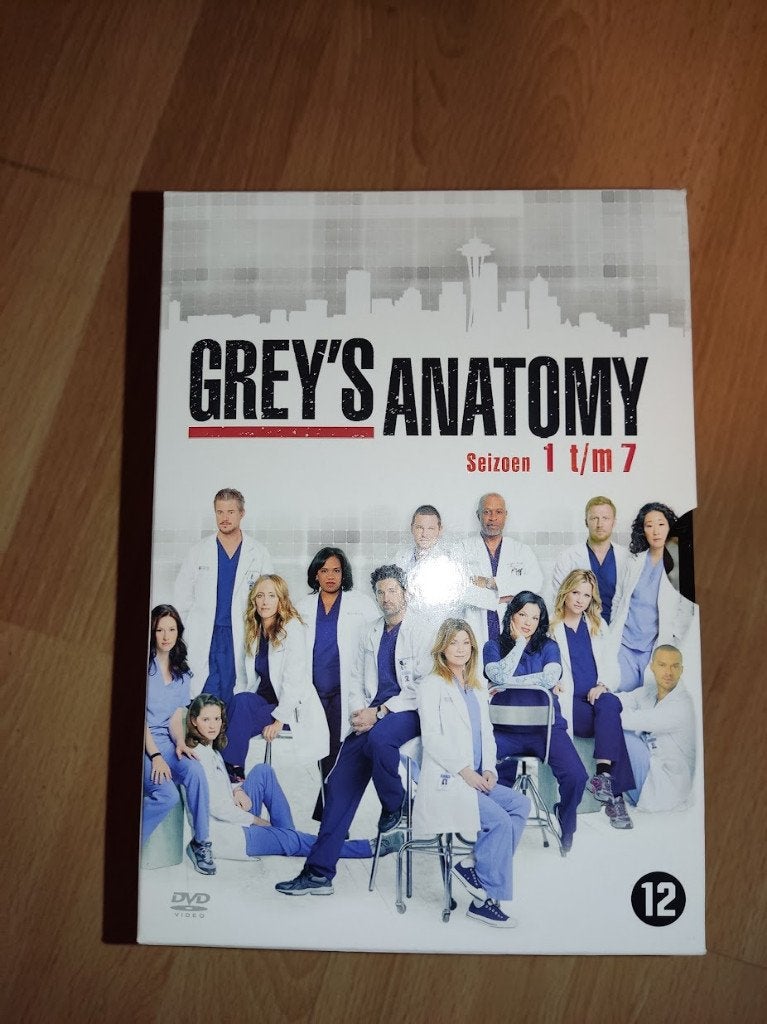 grey’s anatomy 1-7 dvd box, Engels, Overige genres, Nederlands, Ophalen of Verzenden