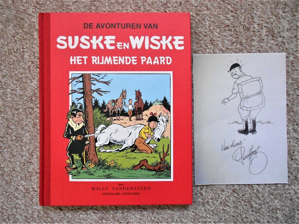 Suske en Wiske 50 Klassiek - Het Rijmende Paard + tek Geerts, Willy Vandersteen, Eén stripboek, Nieuw, Ophalen of Verzenden