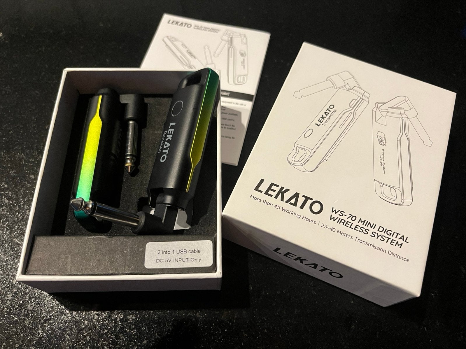 Lekato draadloos gitaar systeem, Muziek en Instrumenten, Ophalen, Zo goed als nieuw