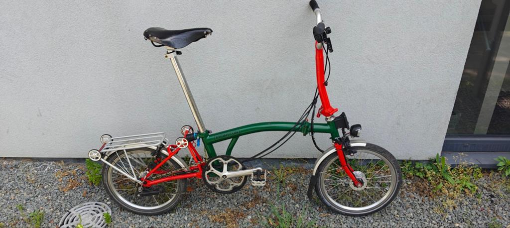 Vouwfiets - Plooifiets Brompton M3R, Fietsen en Brommers, Fietsen | Vouwfietsen, Ophalen, Versnellingen