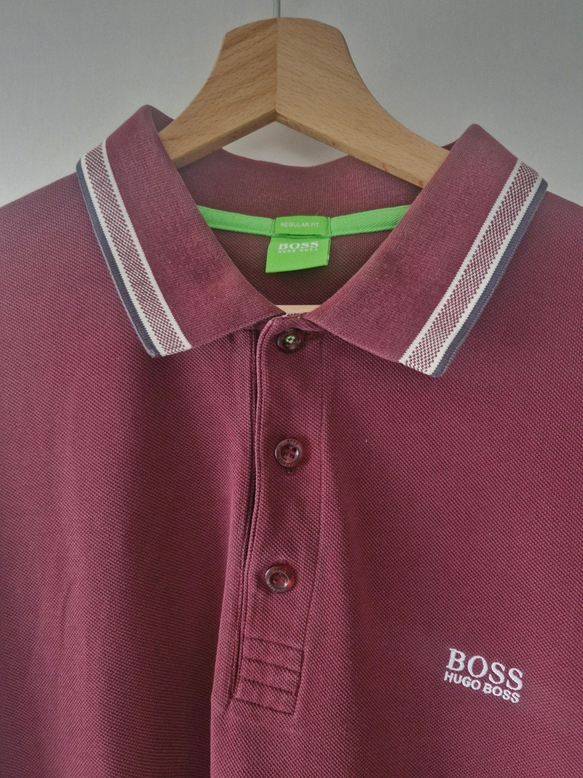 Polo Hugo Boss - Bordeaux - Taille XL (coupe classique), Rouge, Enlèvement ou Envoi, Taille 56/58 (XL), Comme neuf