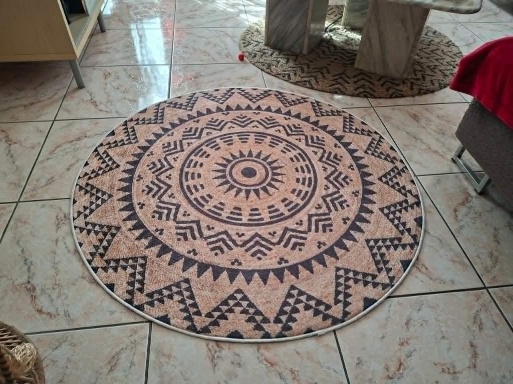 Carpette ronde 1m20, neuve, Neuf, 100 à 150 cm, Rond, Enlèvement
