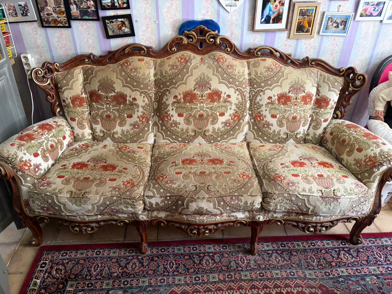 Vintage Salon Louis XV stijl, Antiek en Kunst, Ophalen