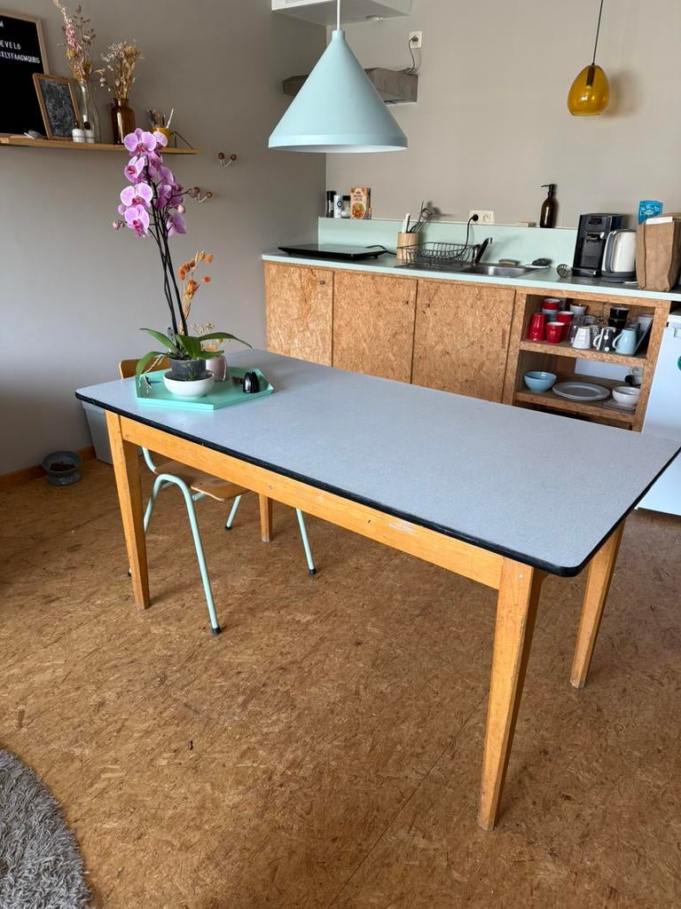 Vintage tafel, Huis en Inrichting, Tafels | Eettafels, Ophalen, Gebruikt