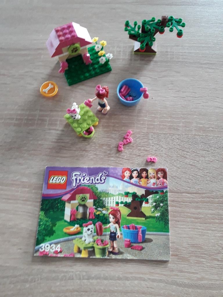 LEGO Friends thème "Chiens" 3934 + 41303 + sac transport, Ophalen, Lego, Compleet, Friends