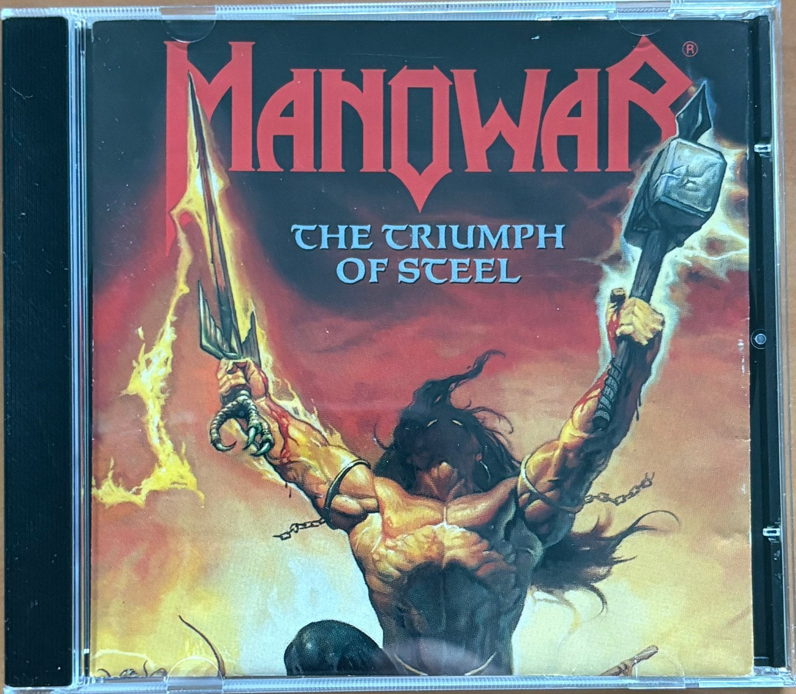 MANOWAR - The Triumph Of Steel, Ophalen of Verzenden, Gebruikt