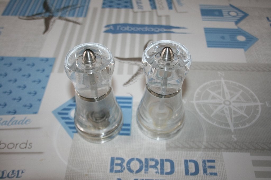 moulins a sel et a poivre, Autres types, Enlèvement, Utilisé, Verre