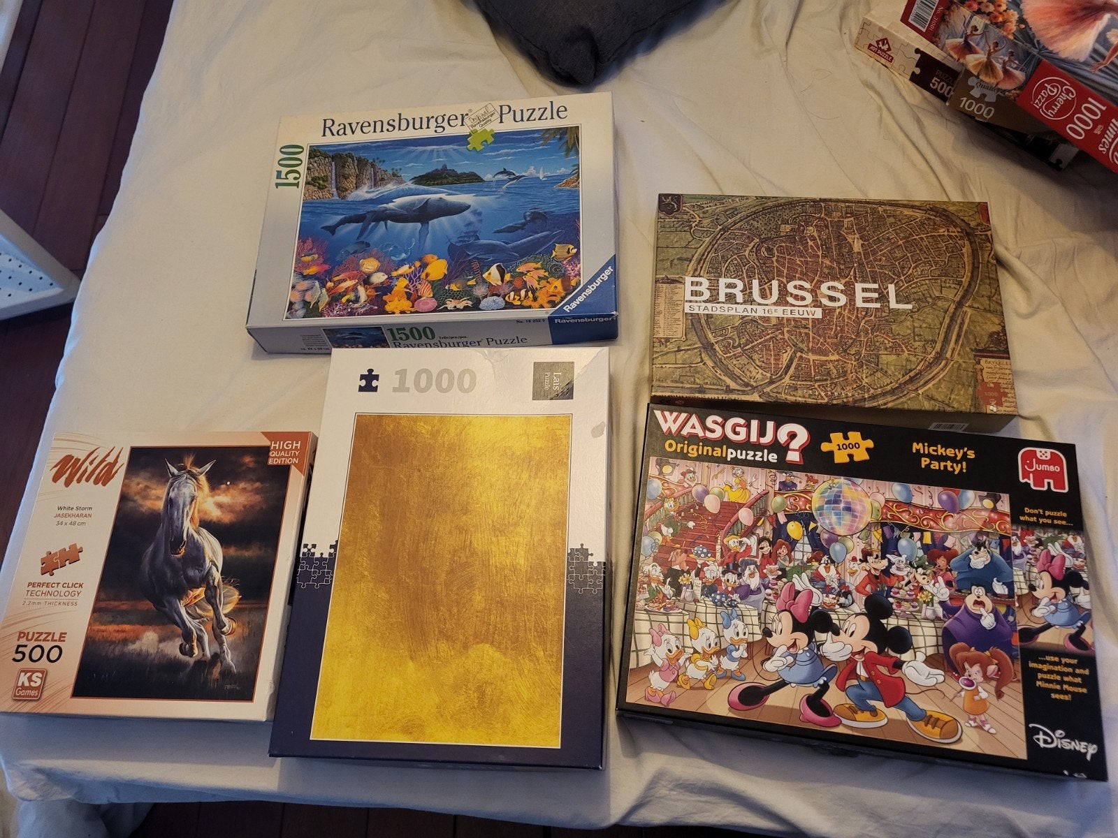 Puzzles à donner, Enlèvement