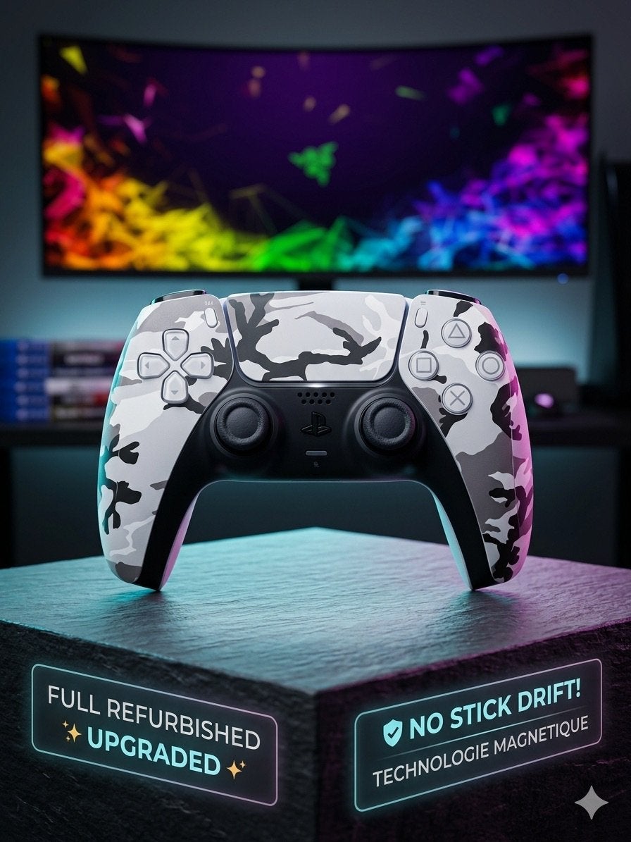 PS5 Camo - Zéro Drift à vie (Upgrade Hall Effect), Enlèvement ou Envoi, Comme neuf