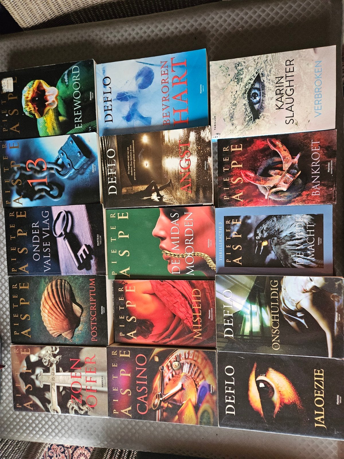 Aspe,deflo en karin slaughter, Boeken, Ophalen