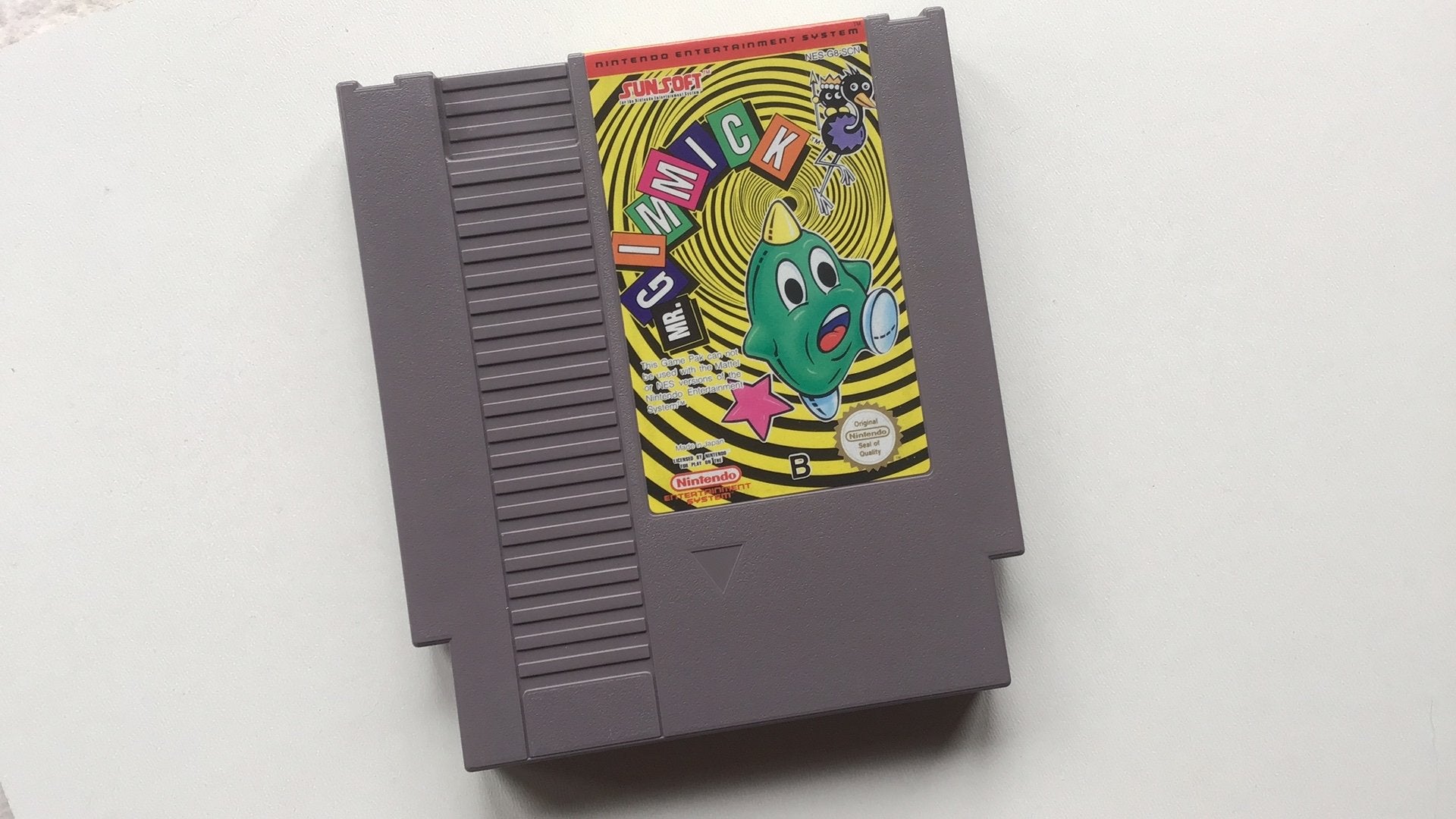 Mr Gimmick Nes, Games en Spelcomputers, Games | Nintendo NES, Ophalen of Verzenden, Zo goed als nieuw