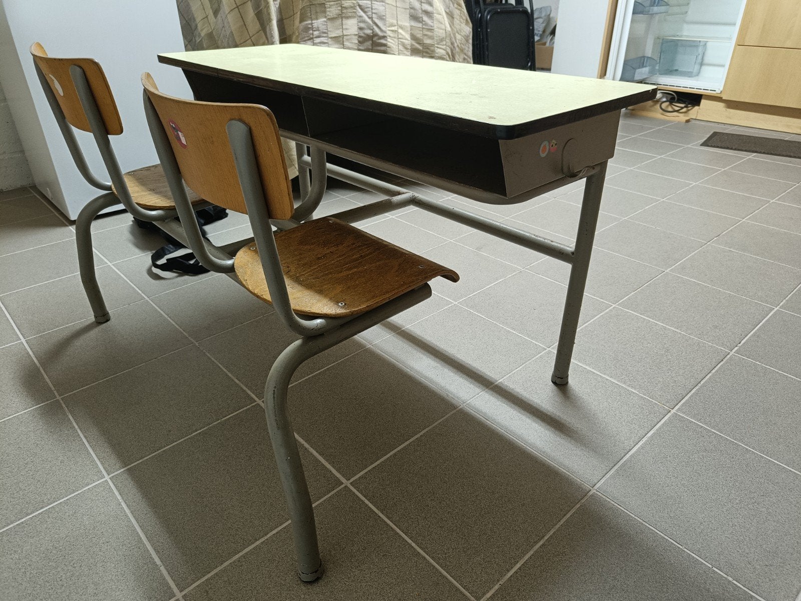 oude schoolbank, Huis en Inrichting, Ophalen