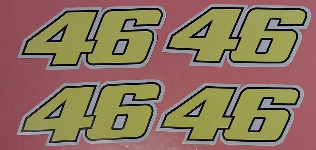 Valentino Rossi,The Doctor,46 stickers,17,5cm,13,5cm, Enlèvement ou Envoi