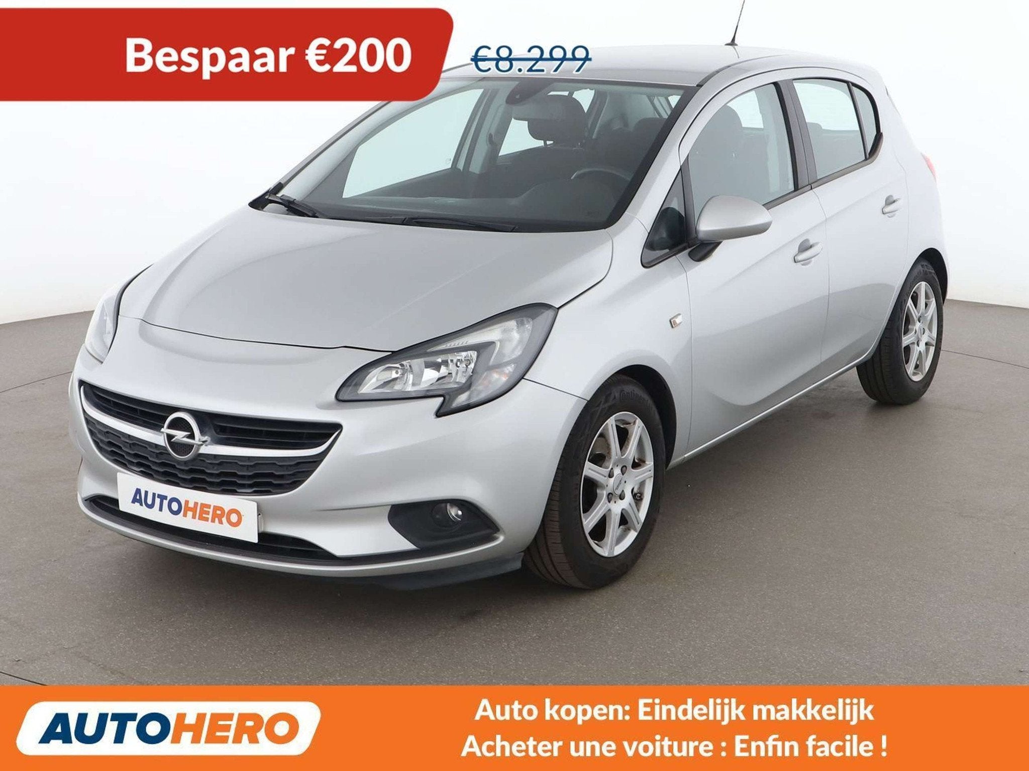 Opel Corsa 1.4 Active (bj 2017, automaat), Auto's, Stof, 5 zetels, 1199 kg, USB