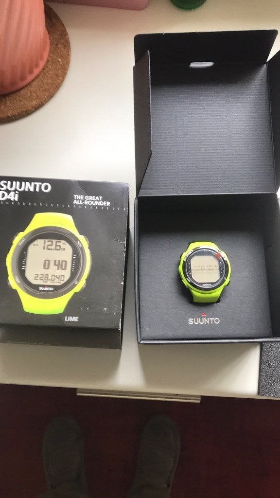 Suunto duikcomputer D4i nieuw in doos lime green, Watersport en Boten, Ophalen of Verzenden, Nieuw, Duikcomputer