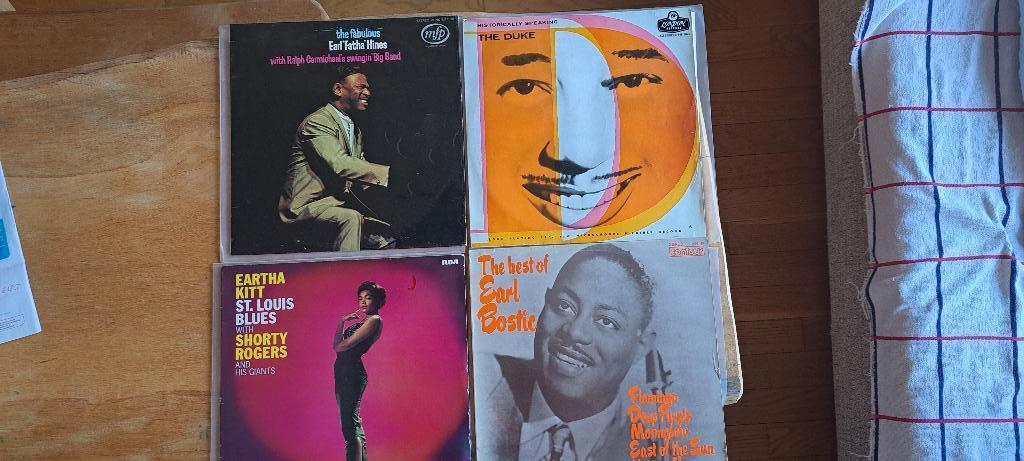 Lot 4 lp's Blues Jazz, Ophalen of Verzenden, Gebruikt, Blues