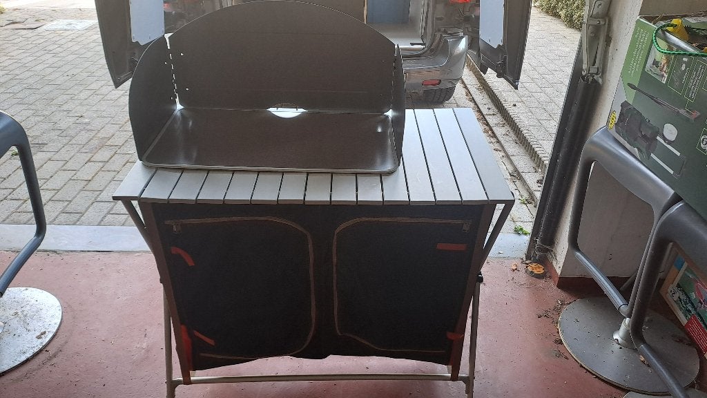 Kampeerkast, Caravans en Kamperen, Ophalen, Zo goed als nieuw, Campingkast